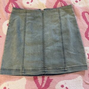 Wild Fable Gray/blue Denim Mini Skirt